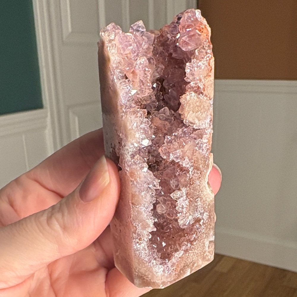 Pink Amethyst Crystal Tower